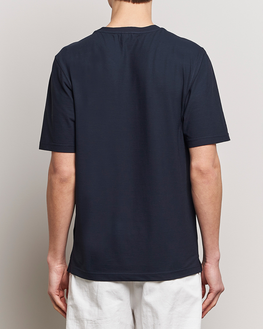 Men | T-Shirts | Lardini | Ice Cotton T-Shirt Navy