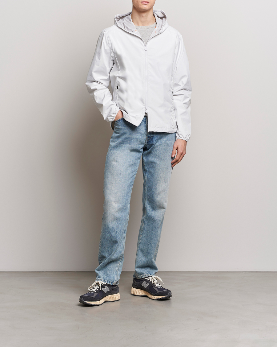 Men | Coats & Jackets | Save The Duck | Zayn Lightweight Recycled Water Repellent Jacket White