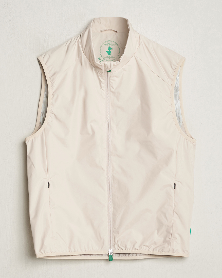 Men | Coats & Jackets | Save The Duck | Mars Lightweight Vest Shore Beige