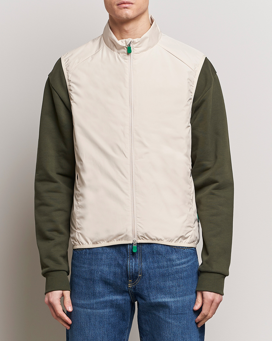 Men | Coats & Jackets | Save The Duck | Mars Lightweight Vest Shore Beige