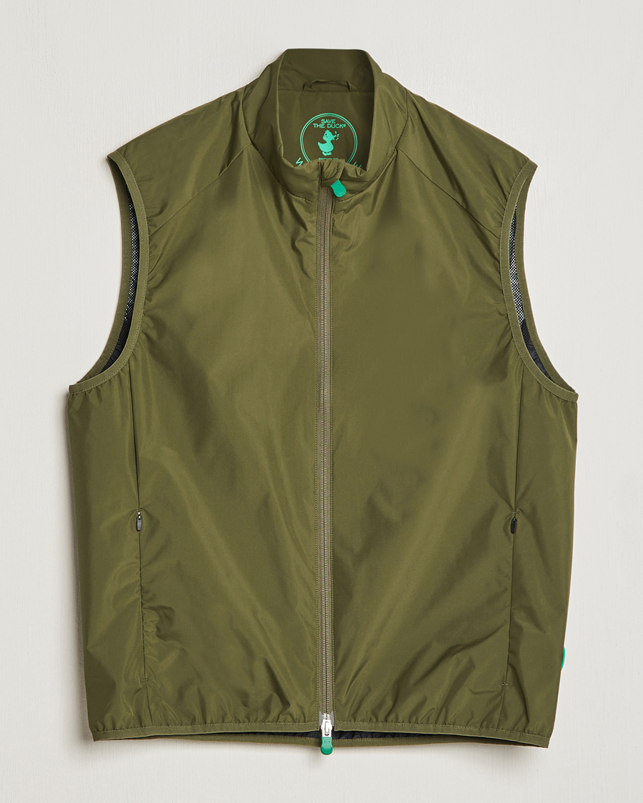 Men | Coats & Jackets | Save The Duck | Mars Lightweight Vest Dusty Olive
