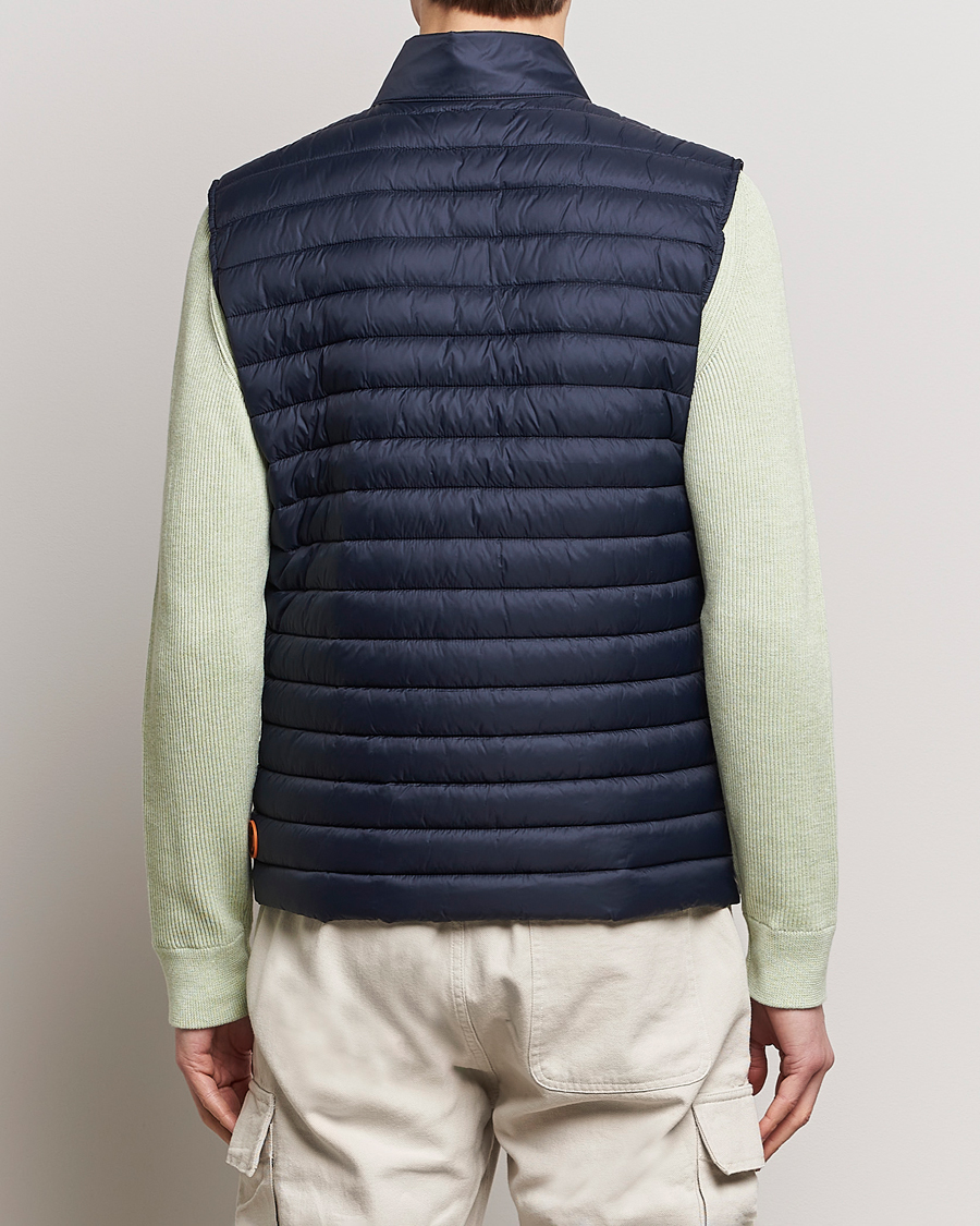 Men | Coats & Jackets | Save The Duck | Aiko Lightweigt Padded Vest Blue Black