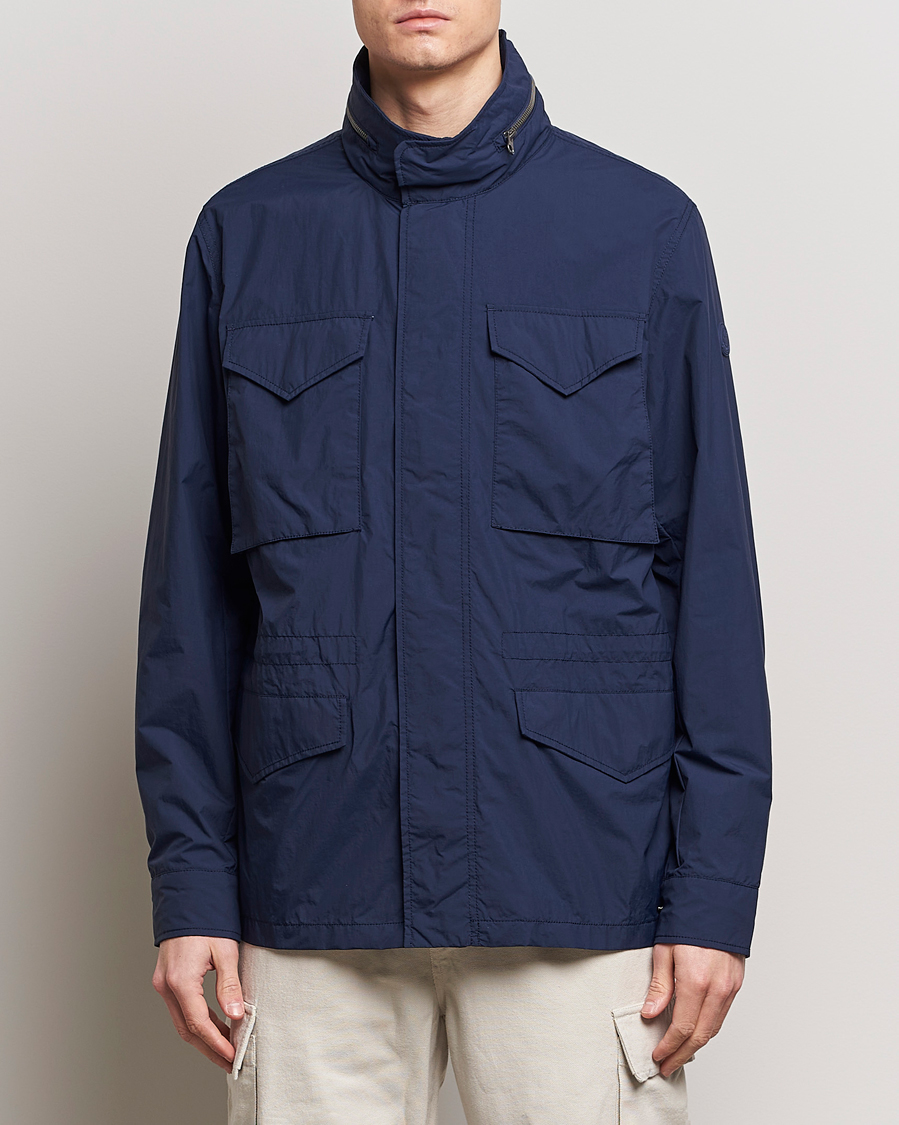 Men | Coats & Jackets | Save The Duck | Mako Water Repellent Nylon Field Jacket Navy Blue