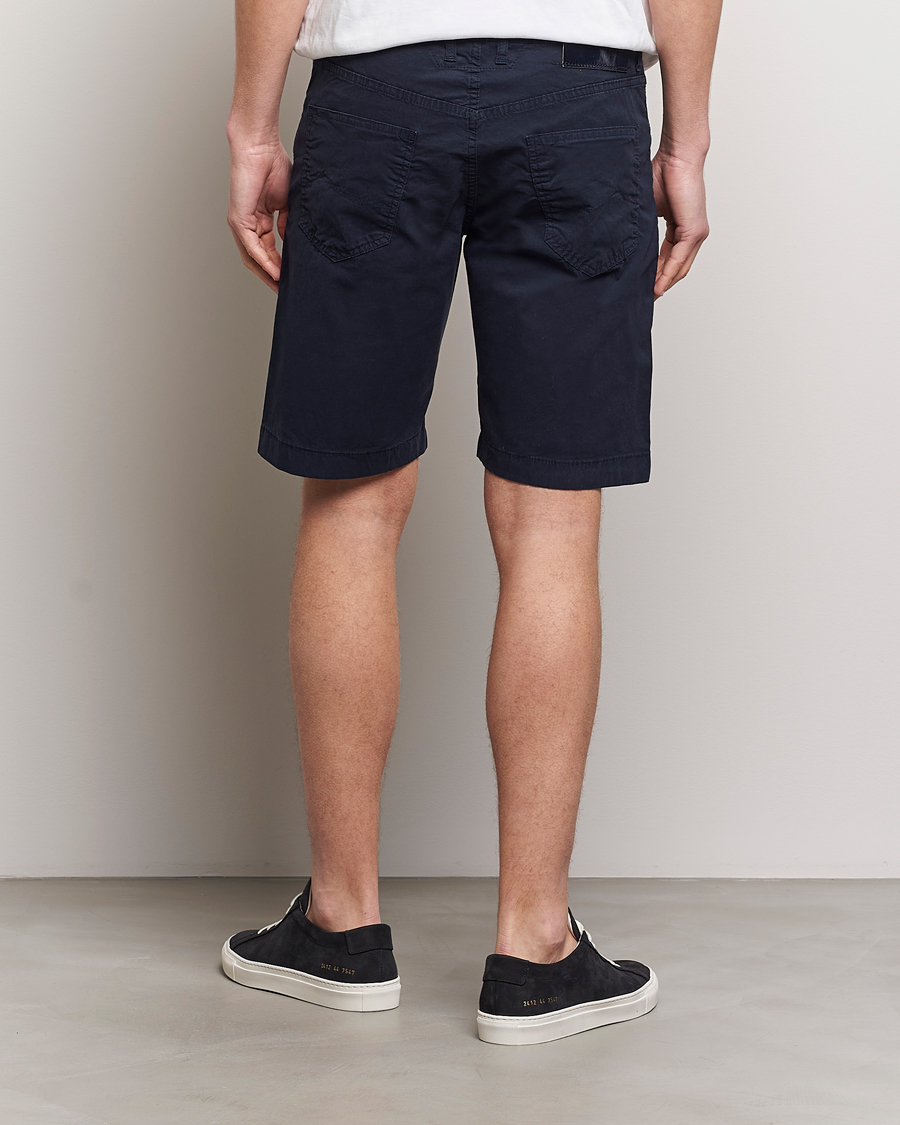 Men | Shorts | Jacob Cohën | Nicolas Cotton Gabardine Shorts Navy