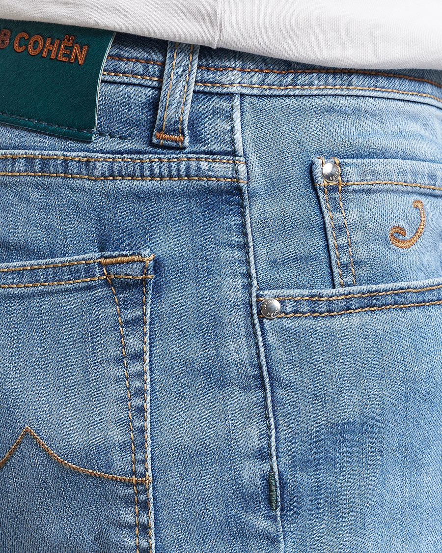 Men | Jeans | Jacob Cohën | Nick Slim Fit Stretch Jeans Light Blue