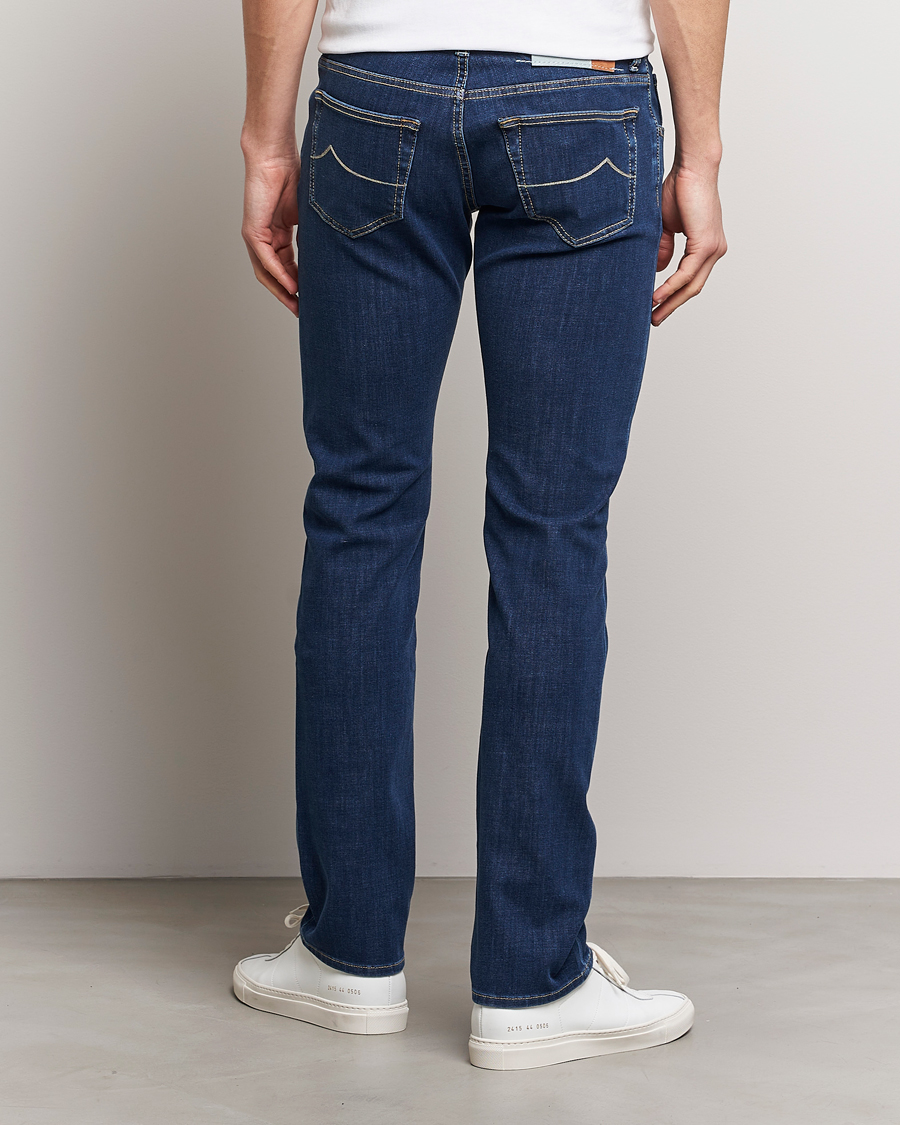 Men | Jeans | Jacob Cohën | Nick Slim Fit Dual Stretch Jeans Dark Blue