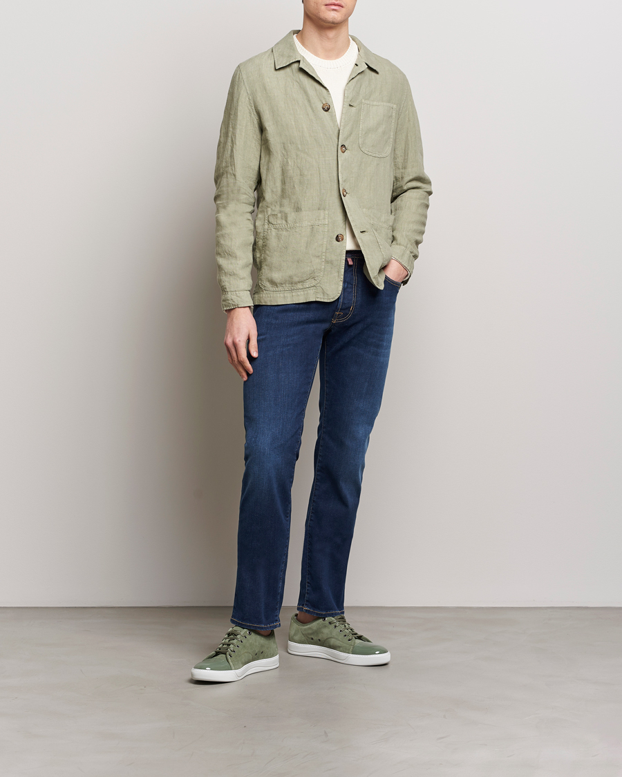 Men | Jeans | Jacob Cohën | Bard Slim Fit Stretch Jeans Dark Blue