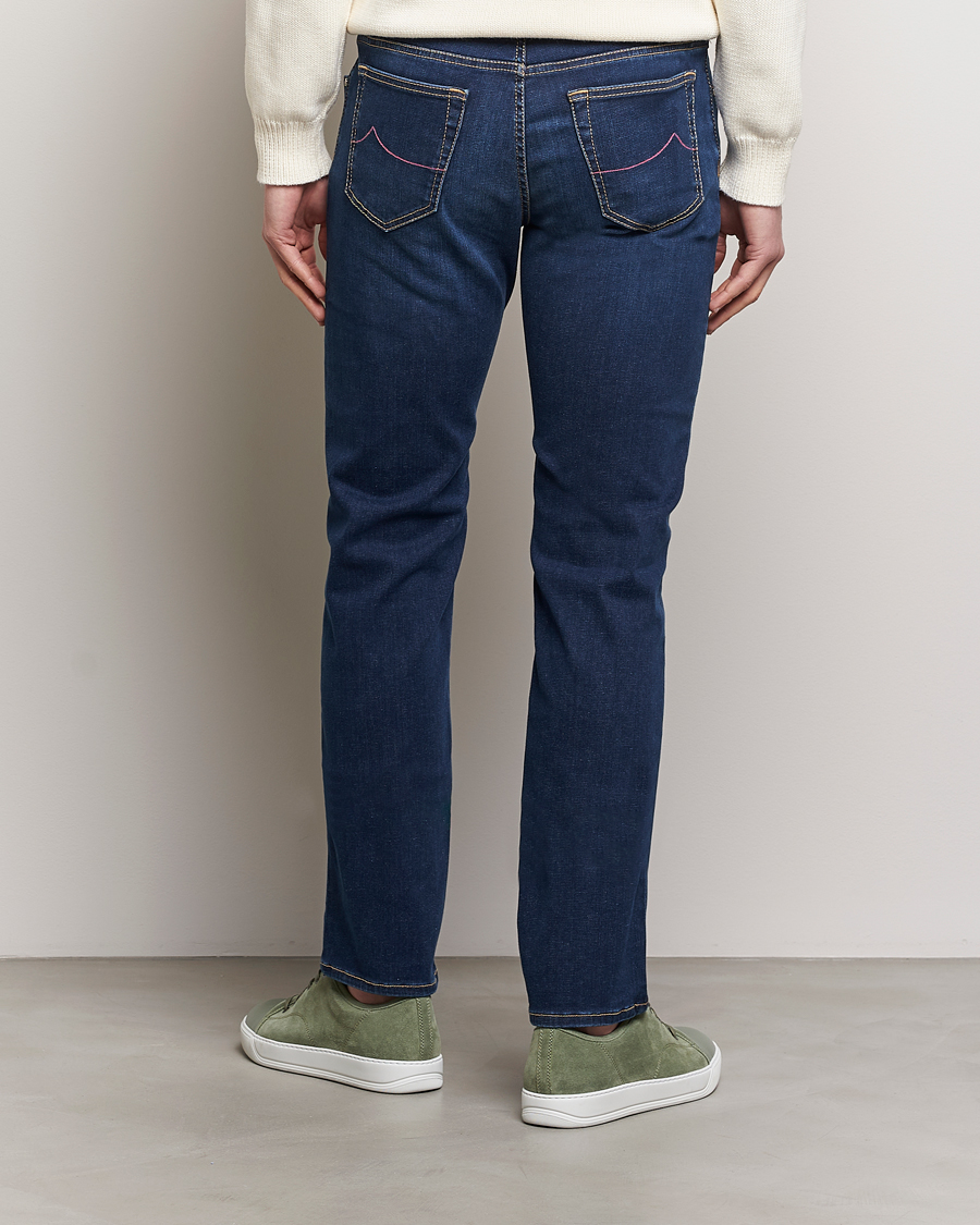 Men | Jeans | Jacob Cohën | Bard Slim Fit Stretch Jeans Dark Blue