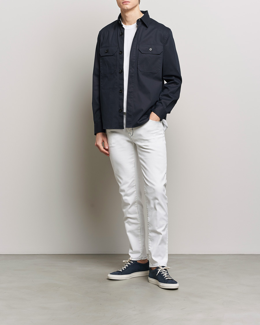 Men | Jeans | Jacob Cohën | Scott Portofino Slim Fit Stretch Jeans White