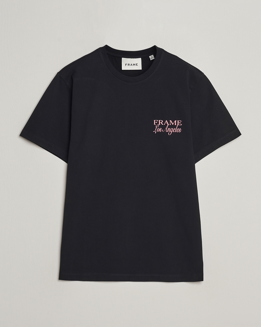 Men | T-Shirts | FRAME | LA Logo T-Shirt Black