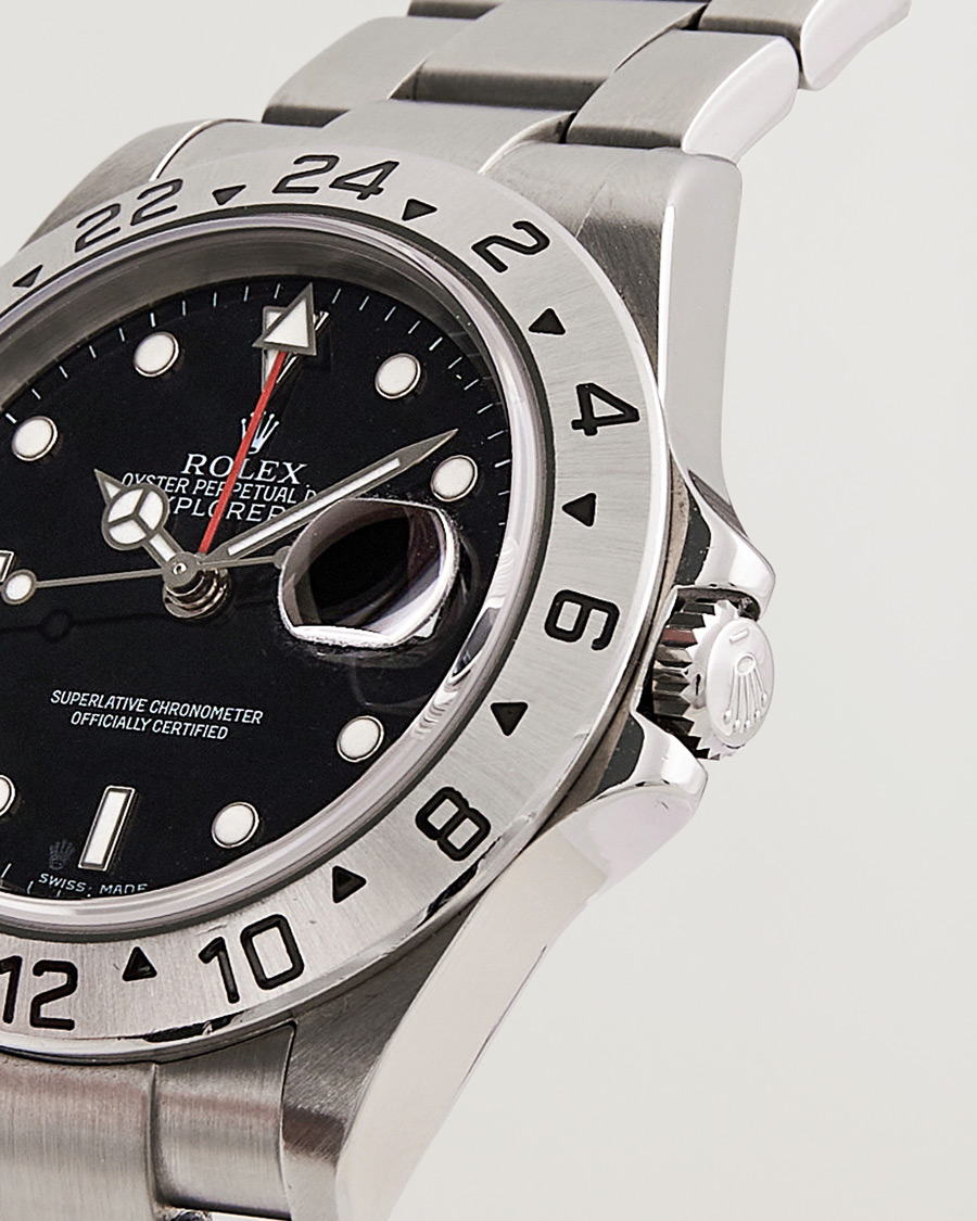 Men | Rolex Pre-Owned Explorer II 16570 Black | Rolex Pre-Owned | Explorer II 16570 Black