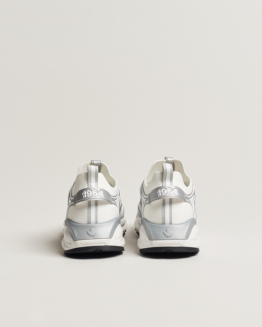 Men | Dsquared2 Dash Sneaker White/Silver | Dsquared2 | Dash Sneaker White/Silver