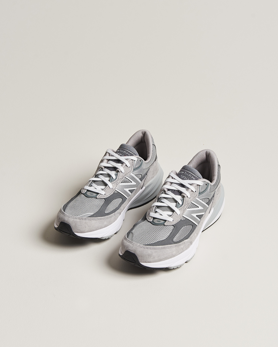 Men | Sneakers | New Balance Made In US & UK | New Balance Made in USA 990v6 Sneakers Grey
