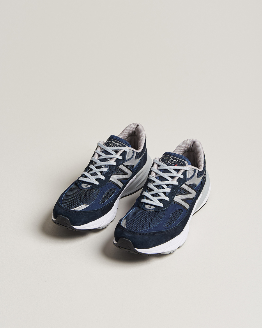 Men | Sneakers | New Balance Made In US & UK | New Balance Made in USA 990v6 Sneakers Navy
