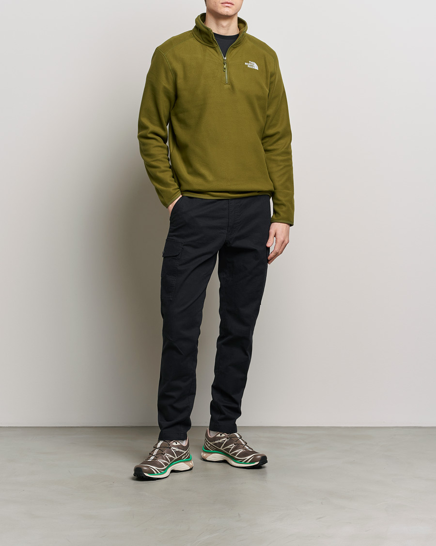 Men | Sweaters & Knitwear | The North Face | Glacier 1/4 Zip Fleece New Taupe Green