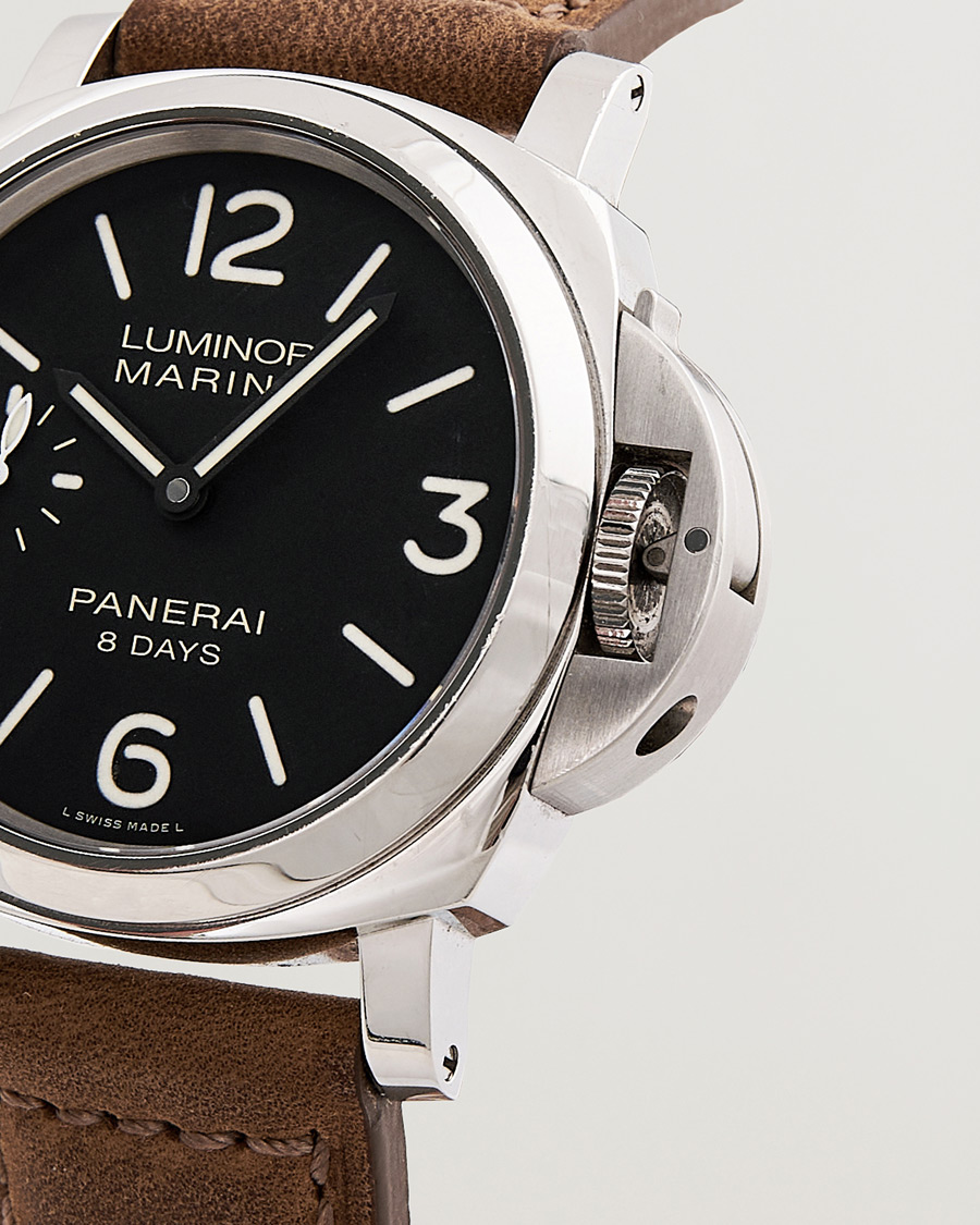 Men | Panerai Pre-Owned Luminor Marina 8 Days 00510 Silver | Panerai Pre-Owned | Luminor Marina 8 Days 00510 Silver