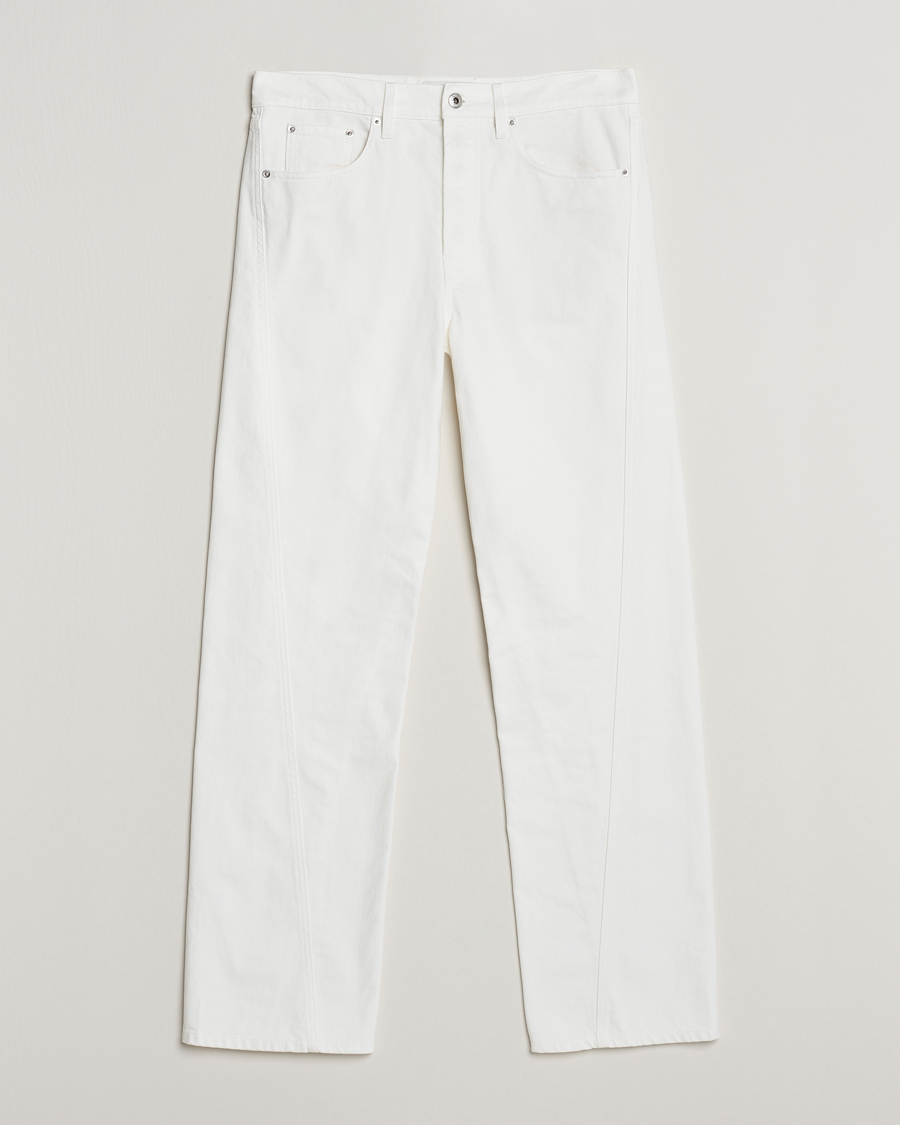 Men | Trousers | Lanvin | Regular Fit 5-Pocket Pants Optic White
