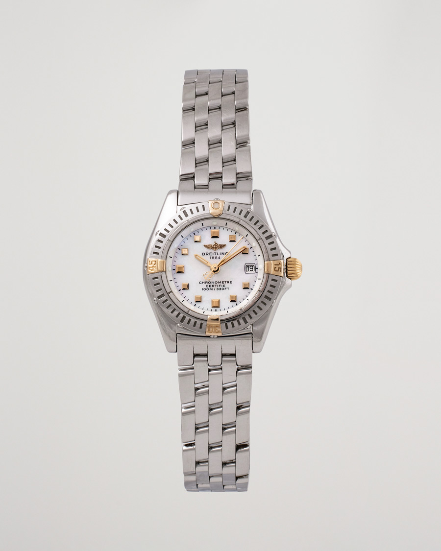 Men | Breitling Pre-Owned Callistino B72345 Mother of Pearl Silver | Breitling Pre-Owned | Callistino B72345 Mother of Pearl Silver