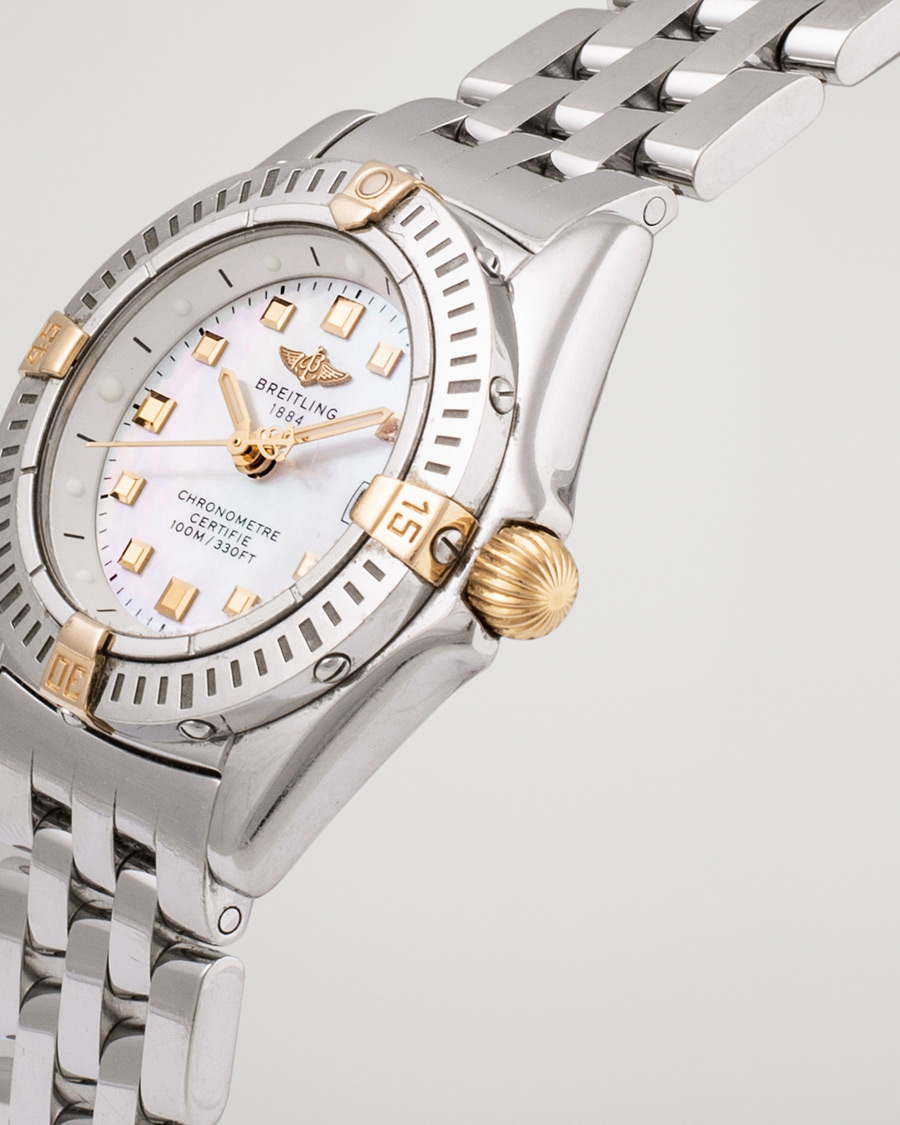 Men | Breitling Pre-Owned Callistino B72345 Mother of Pearl Silver | Breitling Pre-Owned | Callistino B72345 Mother of Pearl Silver