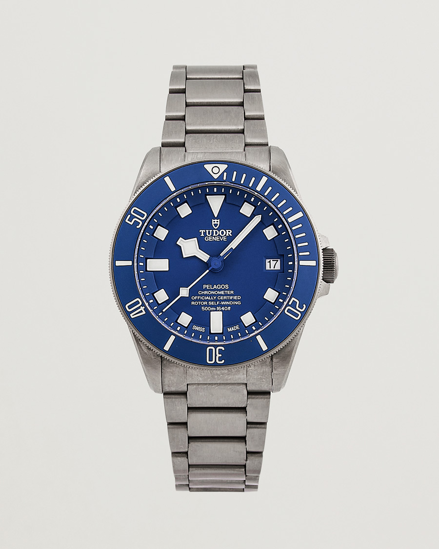 Men | Tudor Pre-Owned Pelagos 25600TB Silver | Tudor Pre-Owned | Pelagos 25600TB Silver