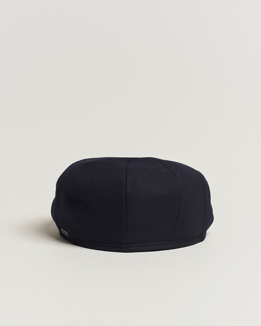 Men | Hats & Caps | Wigéns | Ivy Slim Donegal Wool Navy
