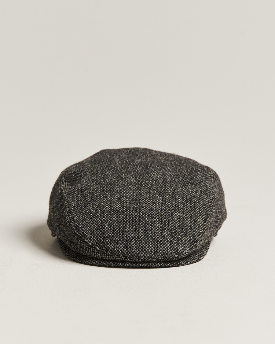 Men | Hats & Caps | Wigéns | Ivy Slim Donegal Wool Dark Grey