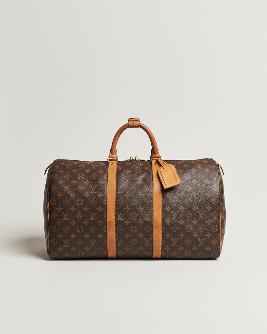 Men | Louis Vuitton Pre-Owned Keepall 50 Bag Monogram | Louis Vuitton Pre-Owned | Keepall 50 Bag Monogram