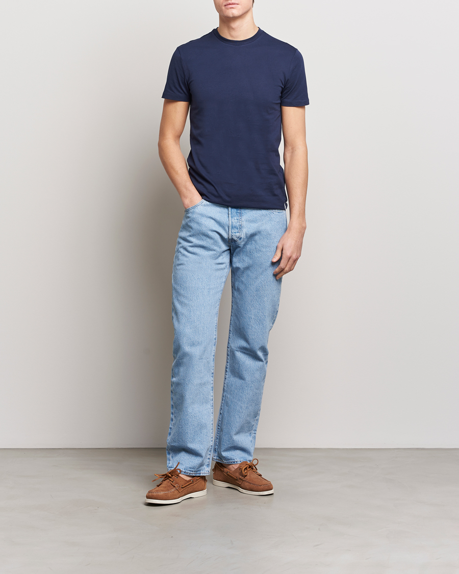 Men | T-Shirts | Polo Ralph Lauren | 3-Pack Crew Neck T-Shirt Green/Blue/Navy
