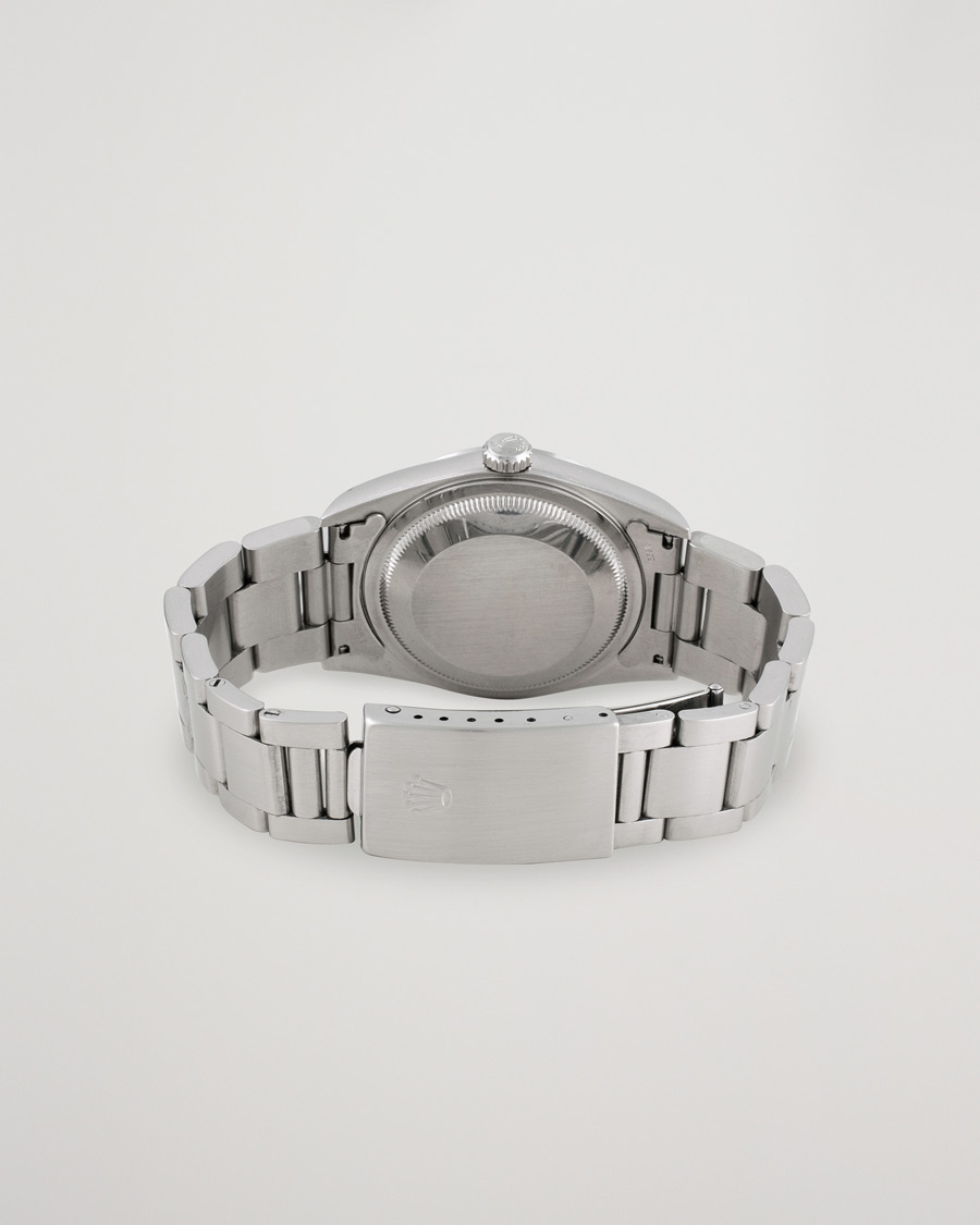 Men | Rolex Pre-Owned Datejust 16200 Oyster Perpetual Steel White Silver | Rolex Pre-Owned | Datejust 16200 Oyster Perpetual Steel White Silver