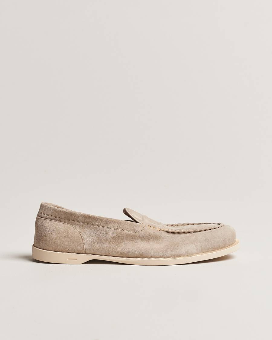 Men | John Lobb Pace Summer Loafer Sand Suede | John Lobb | Pace Summer Loafer Sand Suede