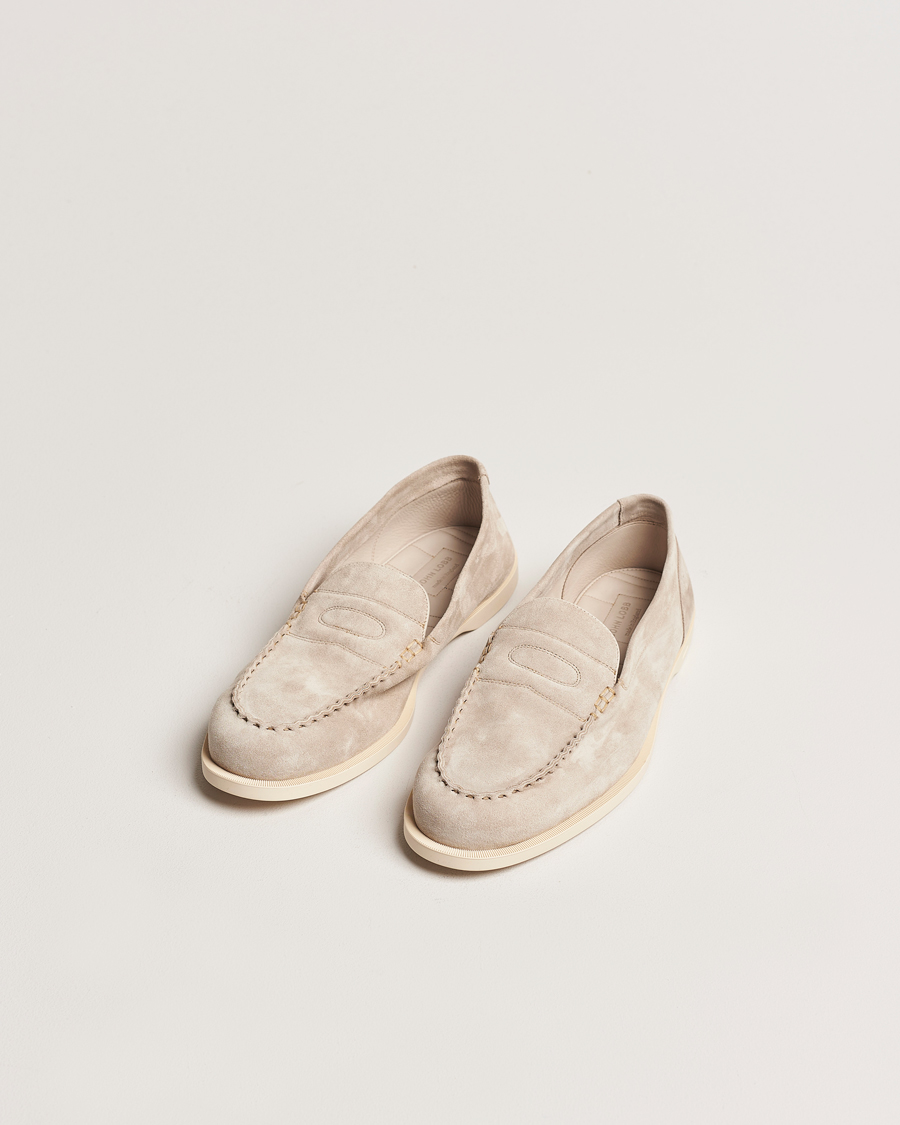 Men | John Lobb Pace Summer Loafer Sand Suede | John Lobb | Pace Summer Loafer Sand Suede
