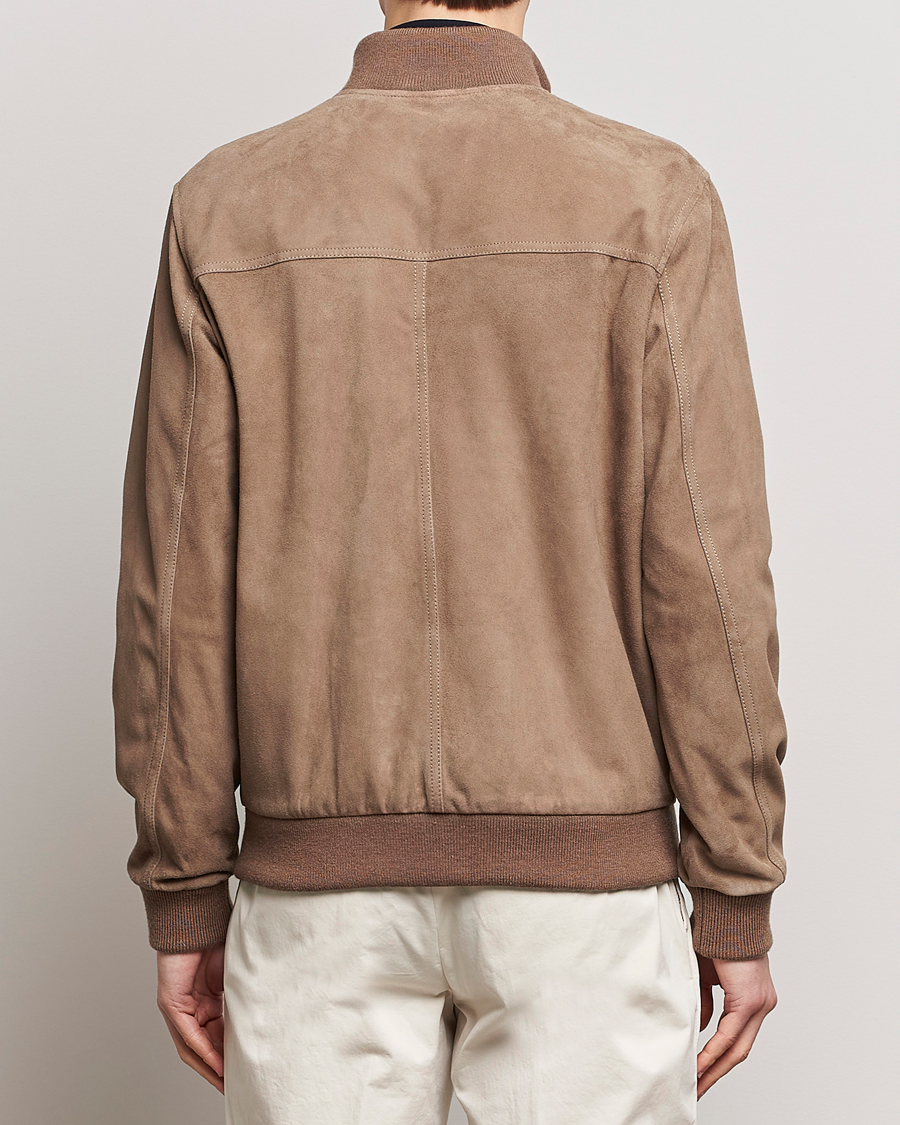 Men | Coats & Jackets | Valstar | Valstarino Suede Jacket Greige