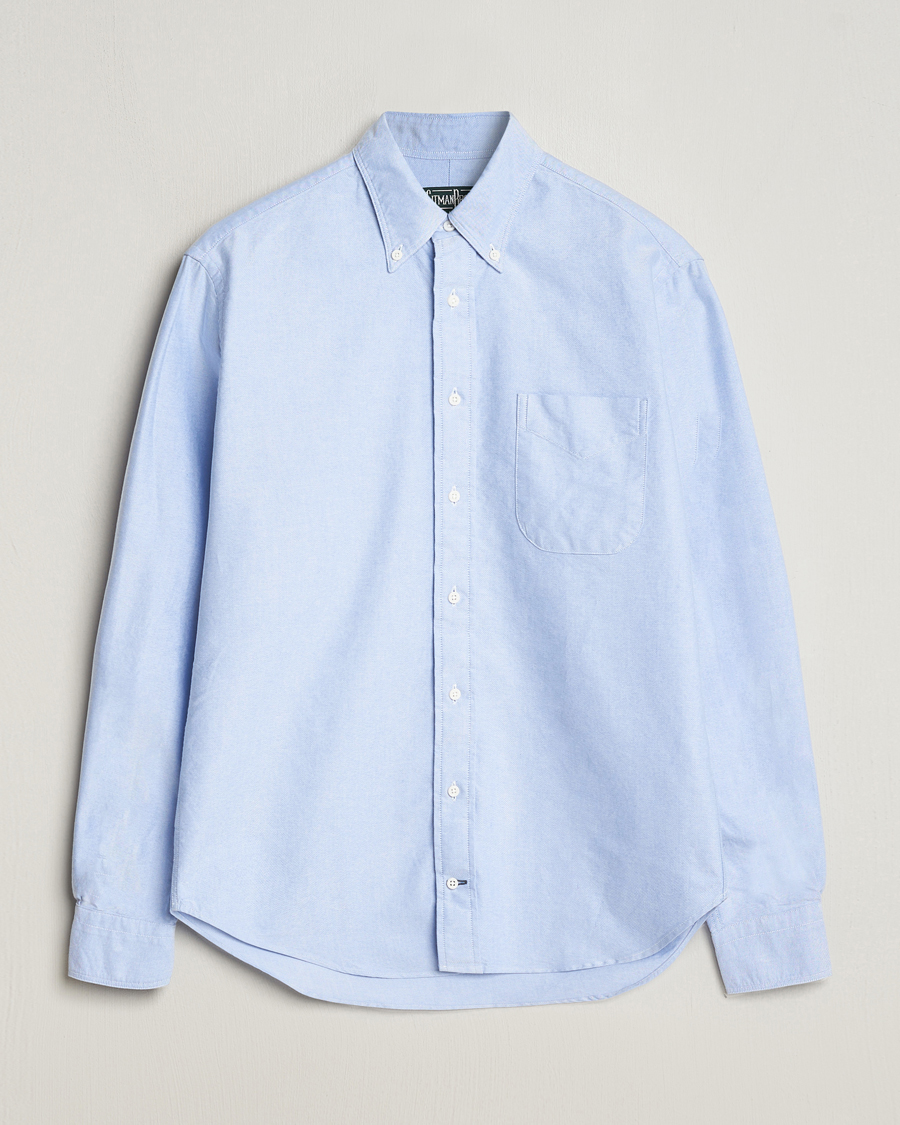 Men | Shirts | Gitman Vintage | Button Down Oxford Shirt Light Blue