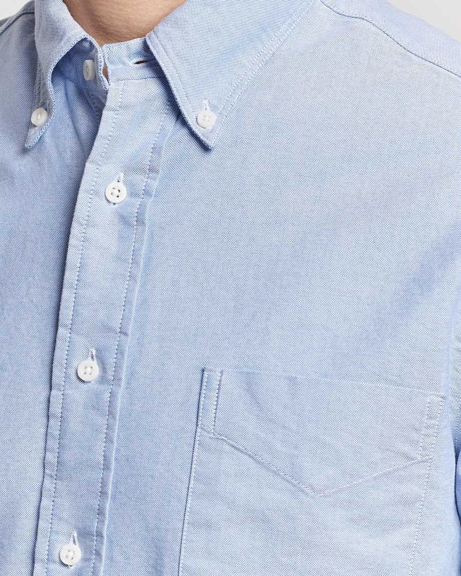 Men | Shirts | Gitman Vintage | Button Down Oxford Shirt Light Blue
