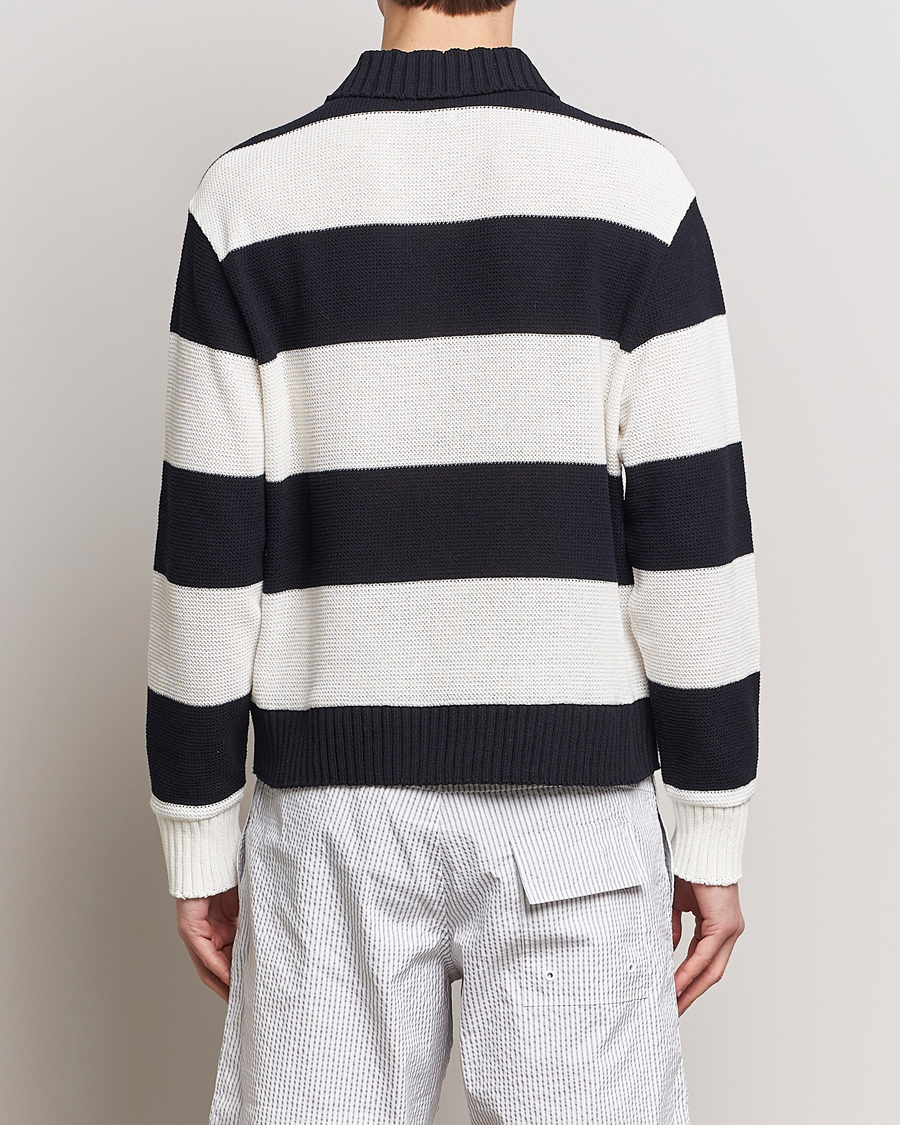 Men | Sweaters & Knitwear | Thom Browne | Long Sleeve Rugby White/Navy