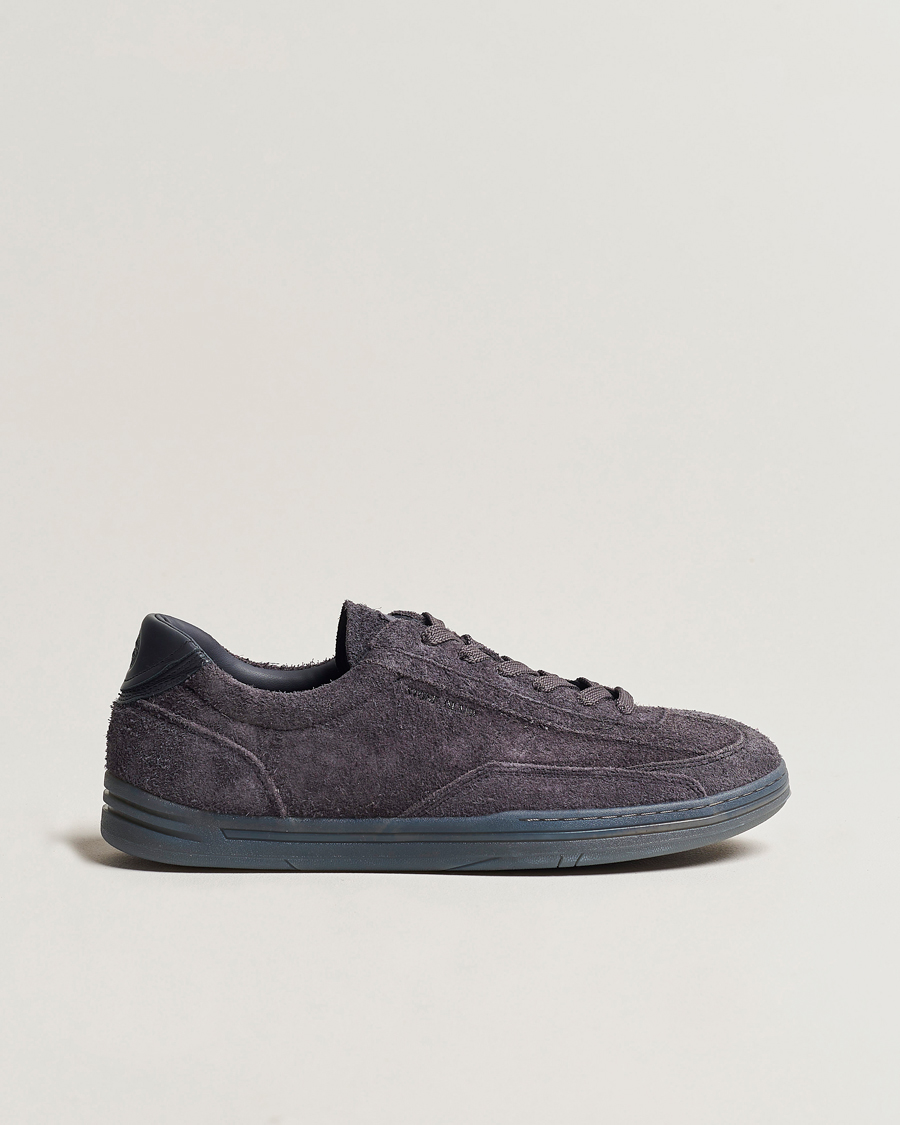 Men | Stone Island S0101 Suede Sneakers Blue Grey | Stone Island | S0101 Suede Sneakers Blue Grey