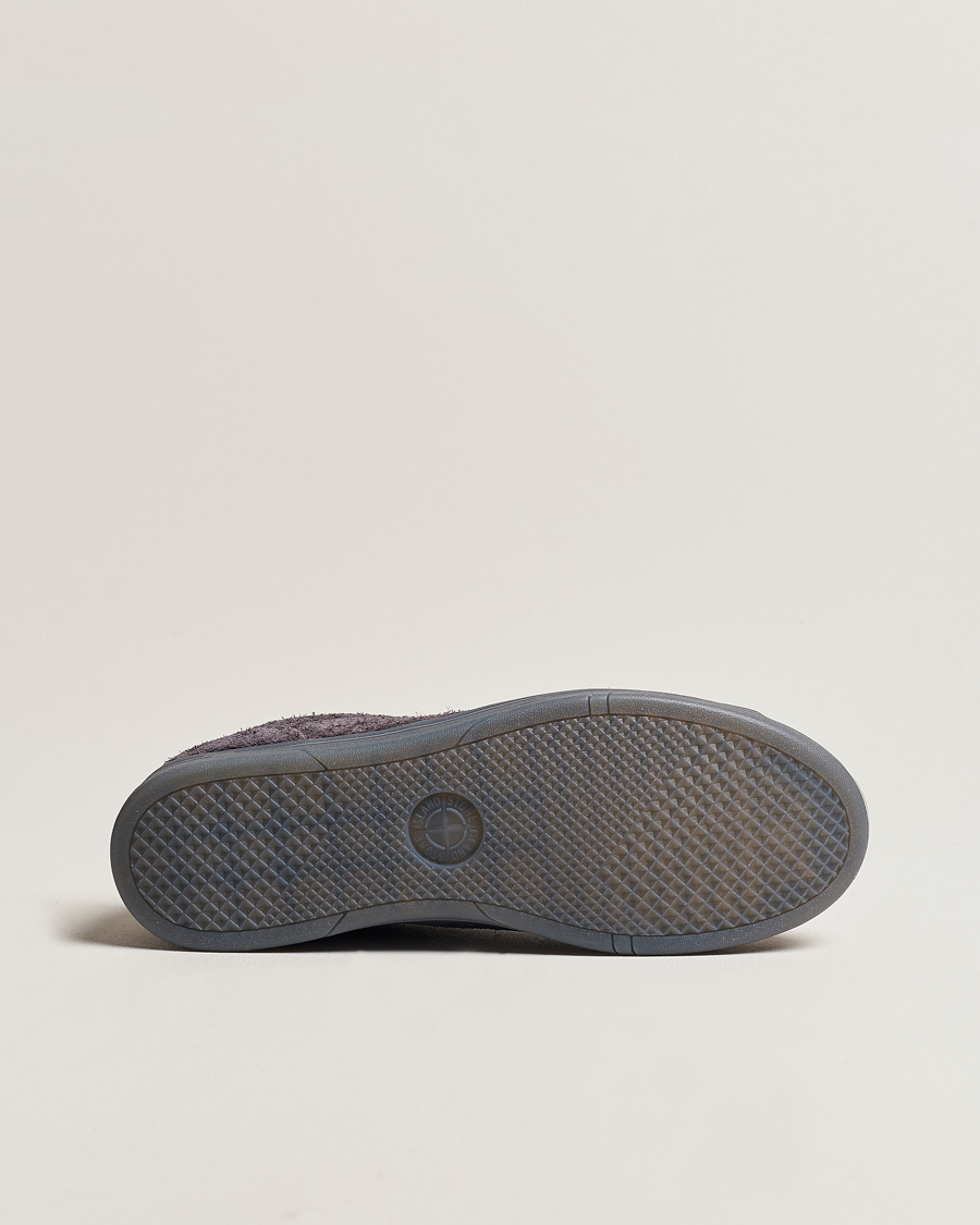 Men | Stone Island S0101 Suede Sneakers Blue Grey | Stone Island | S0101 Suede Sneakers Blue Grey