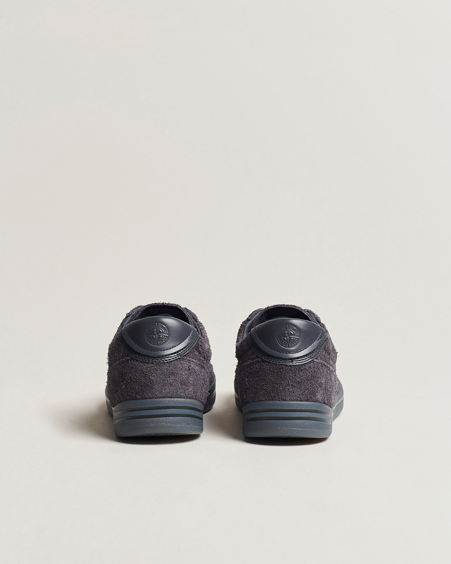 Men | Stone Island S0101 Suede Sneakers Blue Grey | Stone Island | S0101 Suede Sneakers Blue Grey