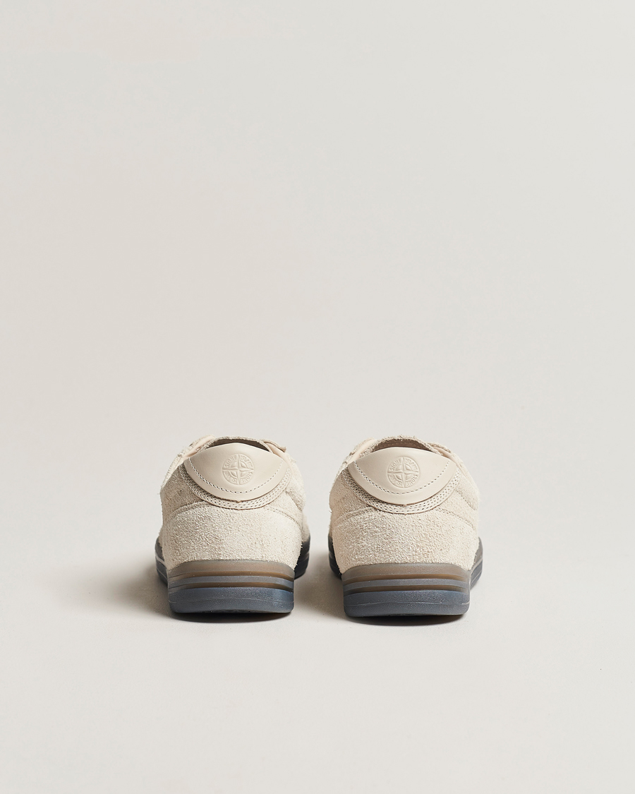 Men | Stone Island S0101 Suede Sneakers Natural Beige | Stone Island | S0101 Suede Sneakers Natural Beige