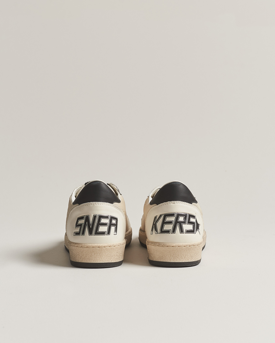 Men | Golden Goose Deluxe Brand Ball Star Sneakers Beige/Burgundy | Golden Goose | Deluxe Brand Ball Star Sneakers Beige/Burgundy