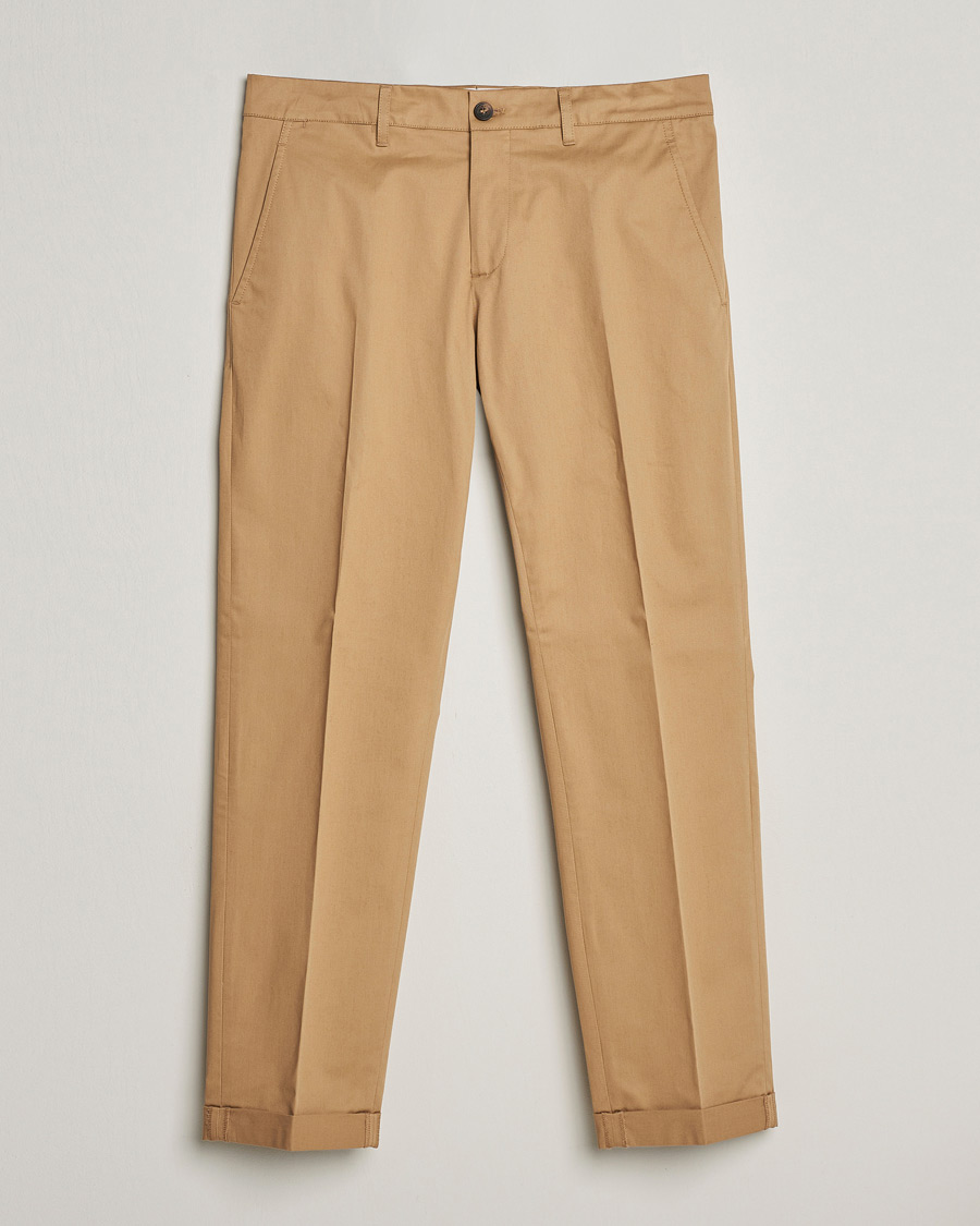 Men | Trousers | Golden Goose | Deluxe Brand Comfort Cotton Chinos Beige