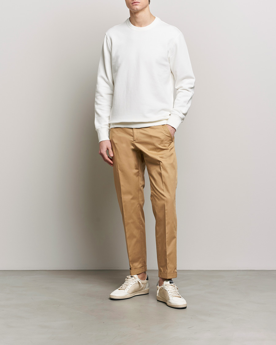 Men | Trousers | Golden Goose | Deluxe Brand Comfort Cotton Chinos Beige