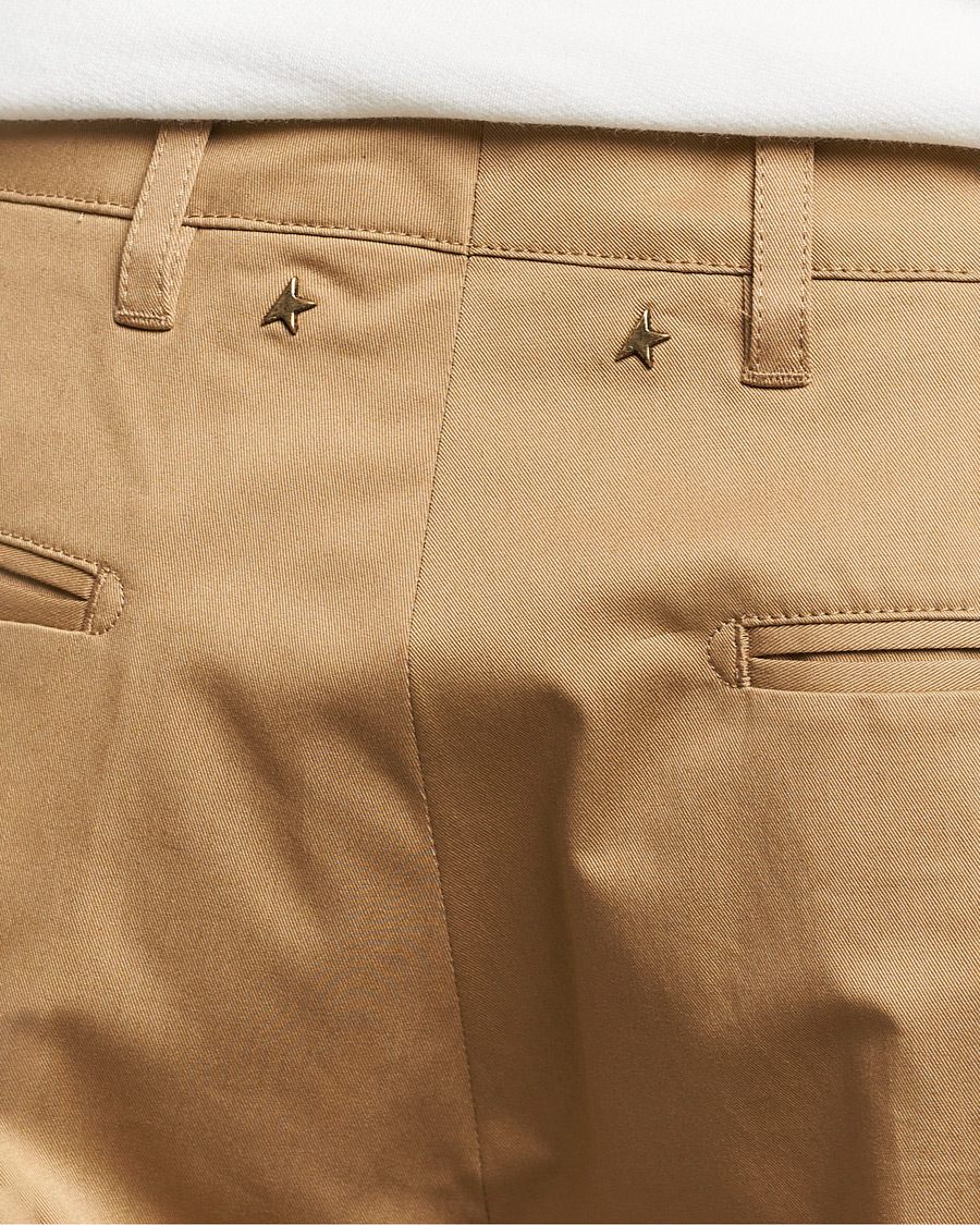 Men | Trousers | Golden Goose | Deluxe Brand Comfort Cotton Chinos Beige