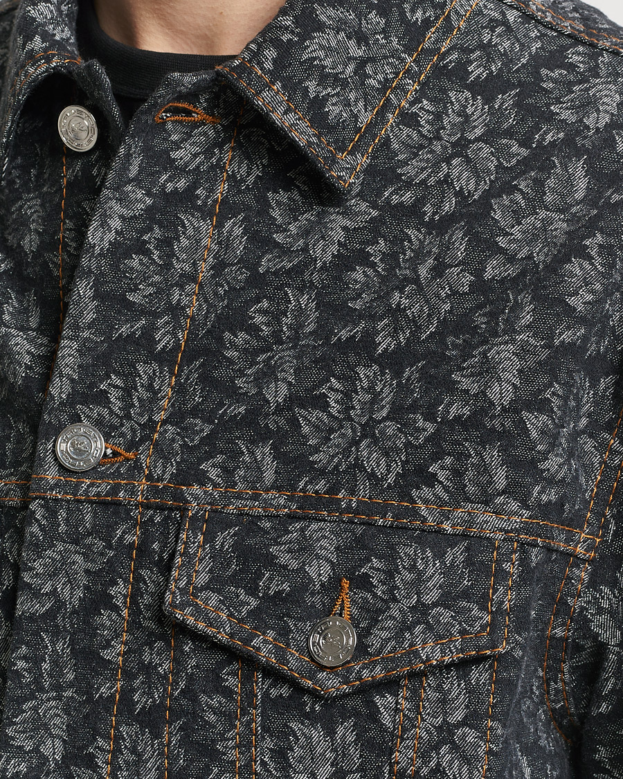 Men | Coats & Jackets | Etro | Jacquard Denim Jacket Dark Blue