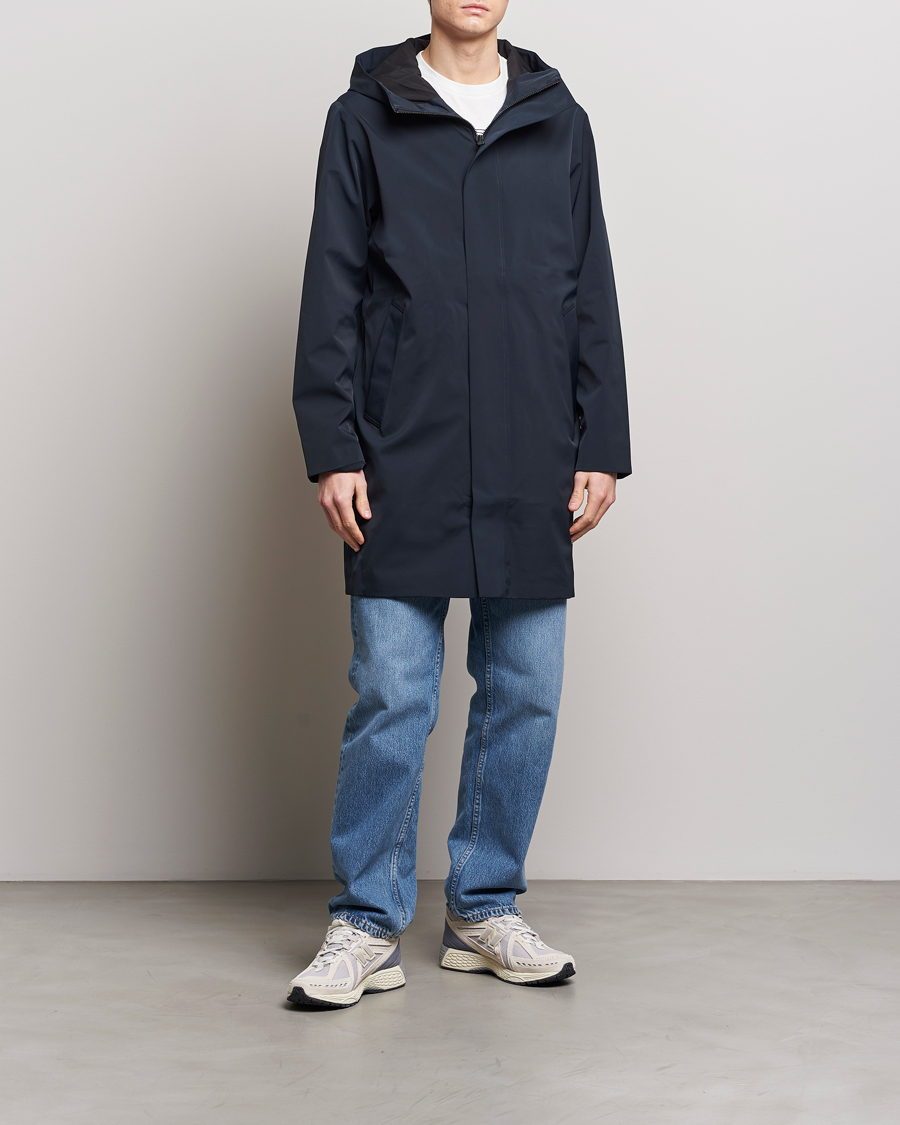 Men | Coats & Jackets | NN07 | Knox Hooded Coat Navy Blue