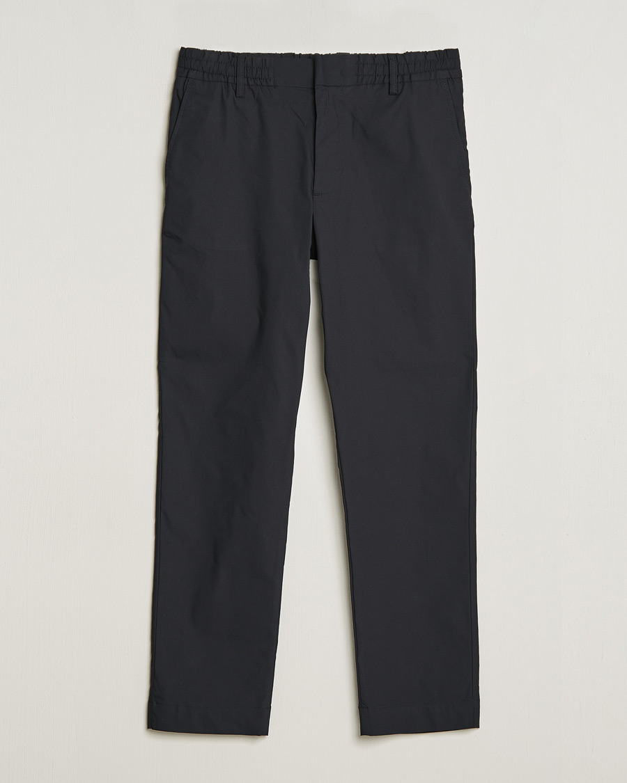 Men | Trousers | NN07 | Billie Tech Drawstring Pants Black