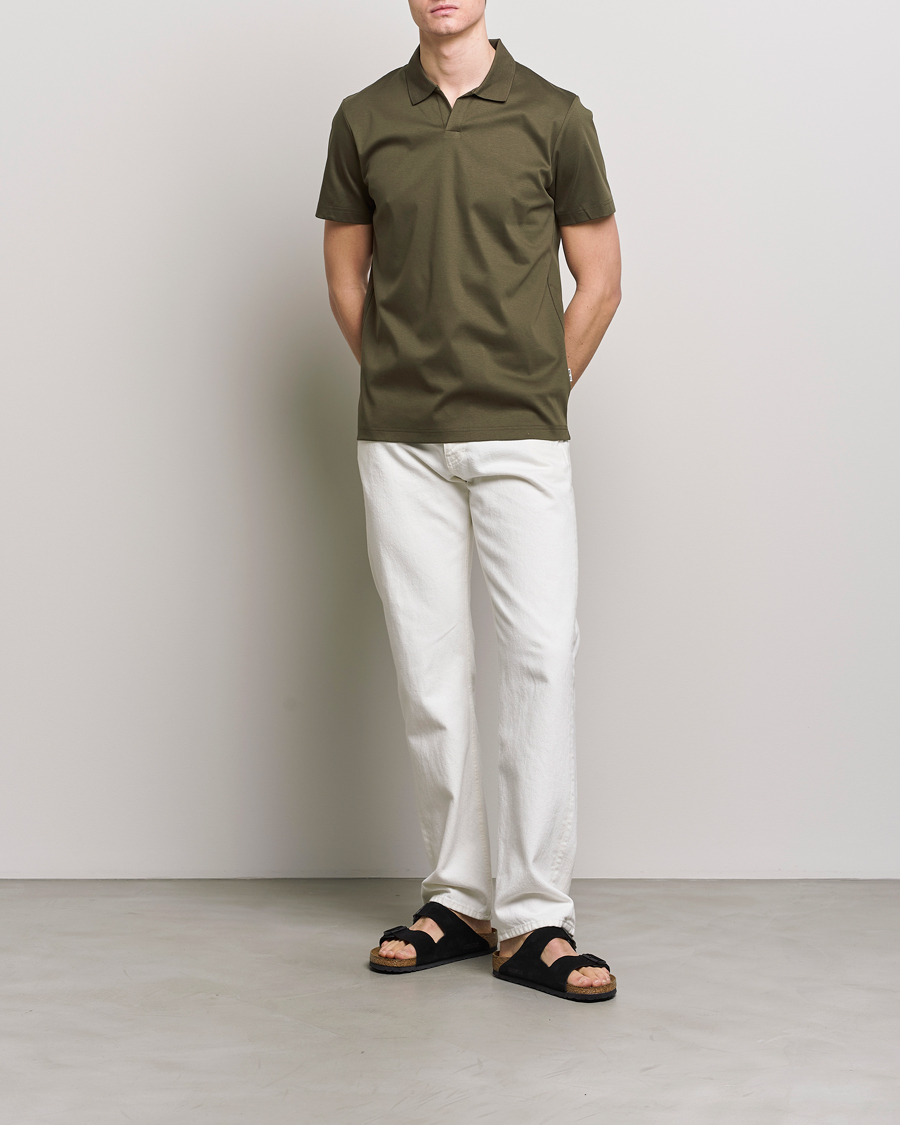 Men | Polo Shirts | NN07 | Paul Polo Capers Green
