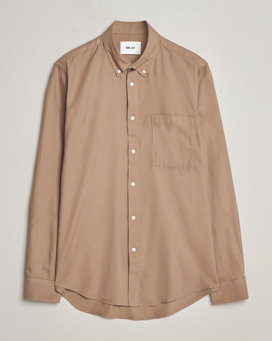 Men | Shirts | NN07 | Arne Tencel Shirt Greige