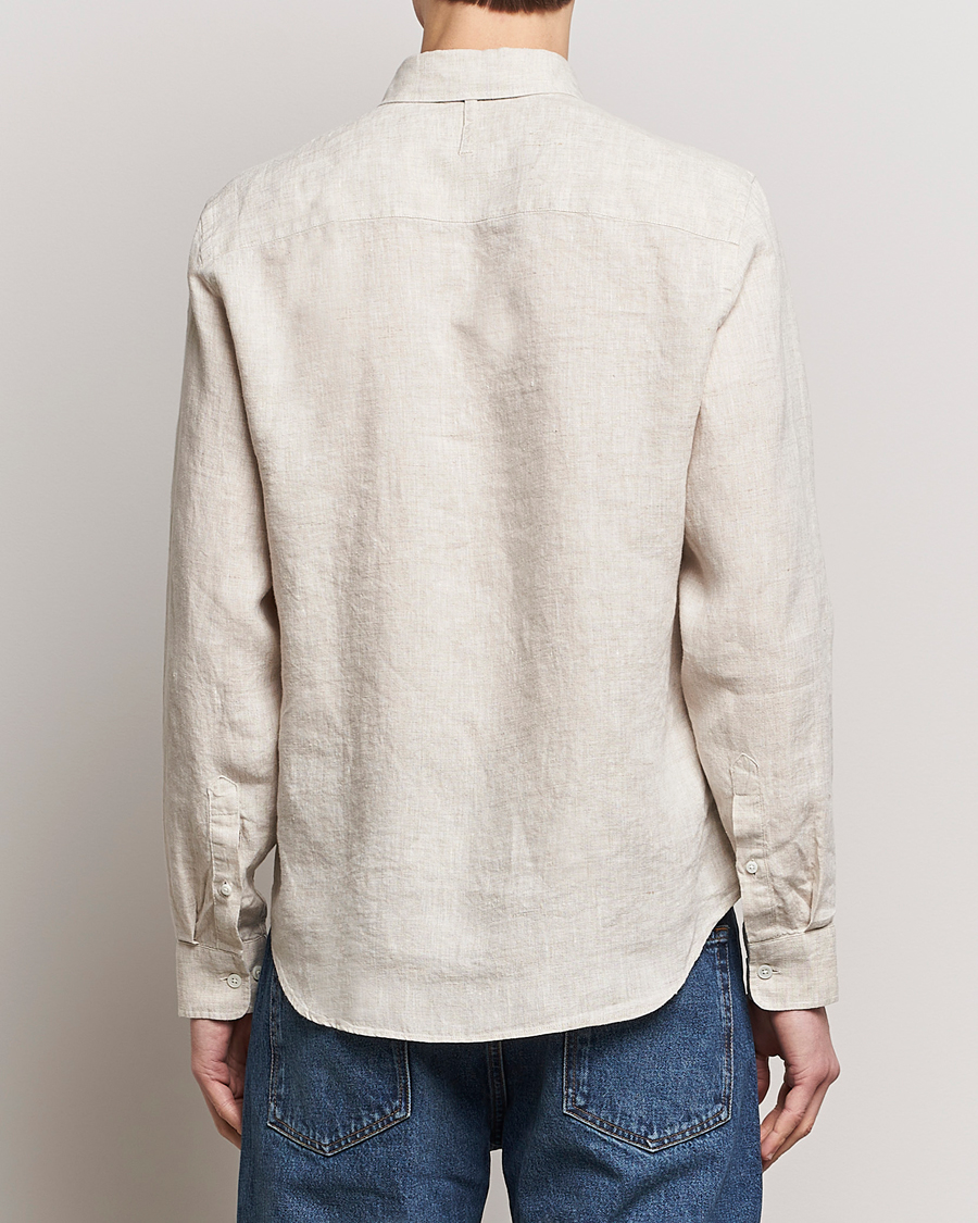 Men | Shirts | NN07 | Arne Linen Shirt Oat