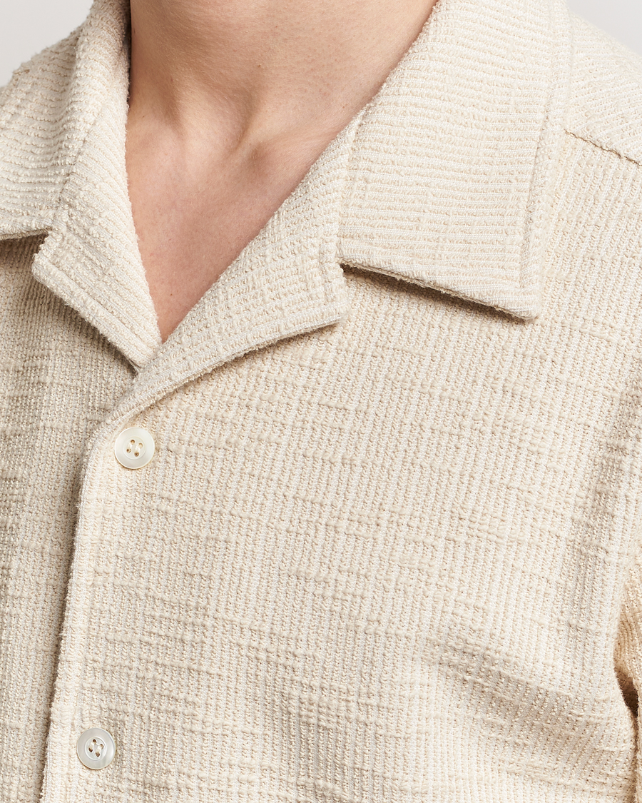 Men | Shirts | NN07 | Julio Short Sleeve Shirt Ecru